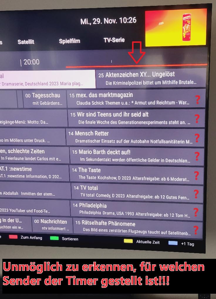 Gutes Bild, aber Betriebsgeräusch