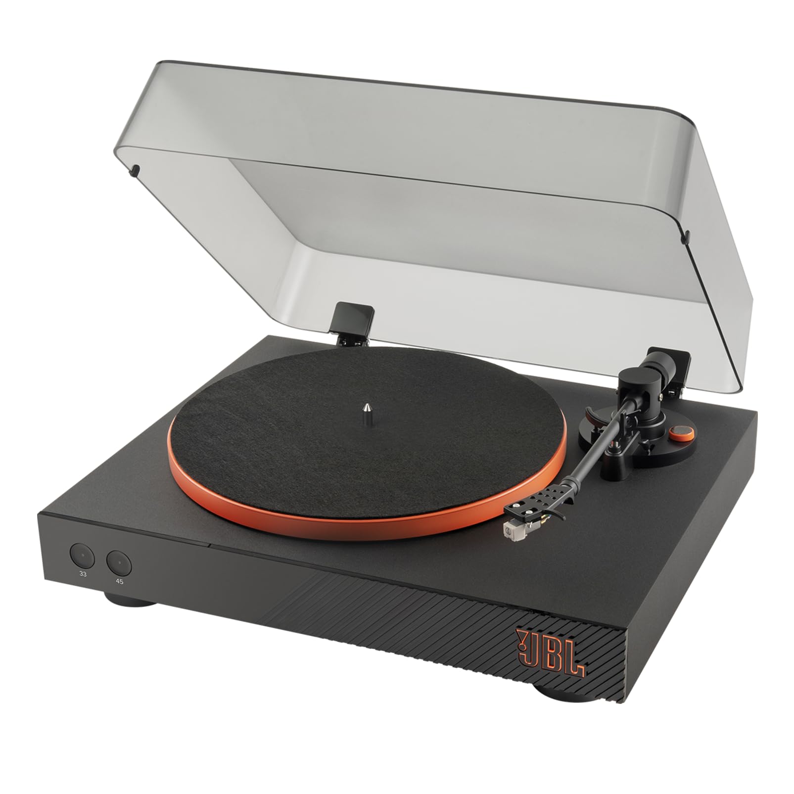 jbl-spinner-bt-bluetooth-plattenspieler-mit-aptx-hd-schwarz-orange image 1