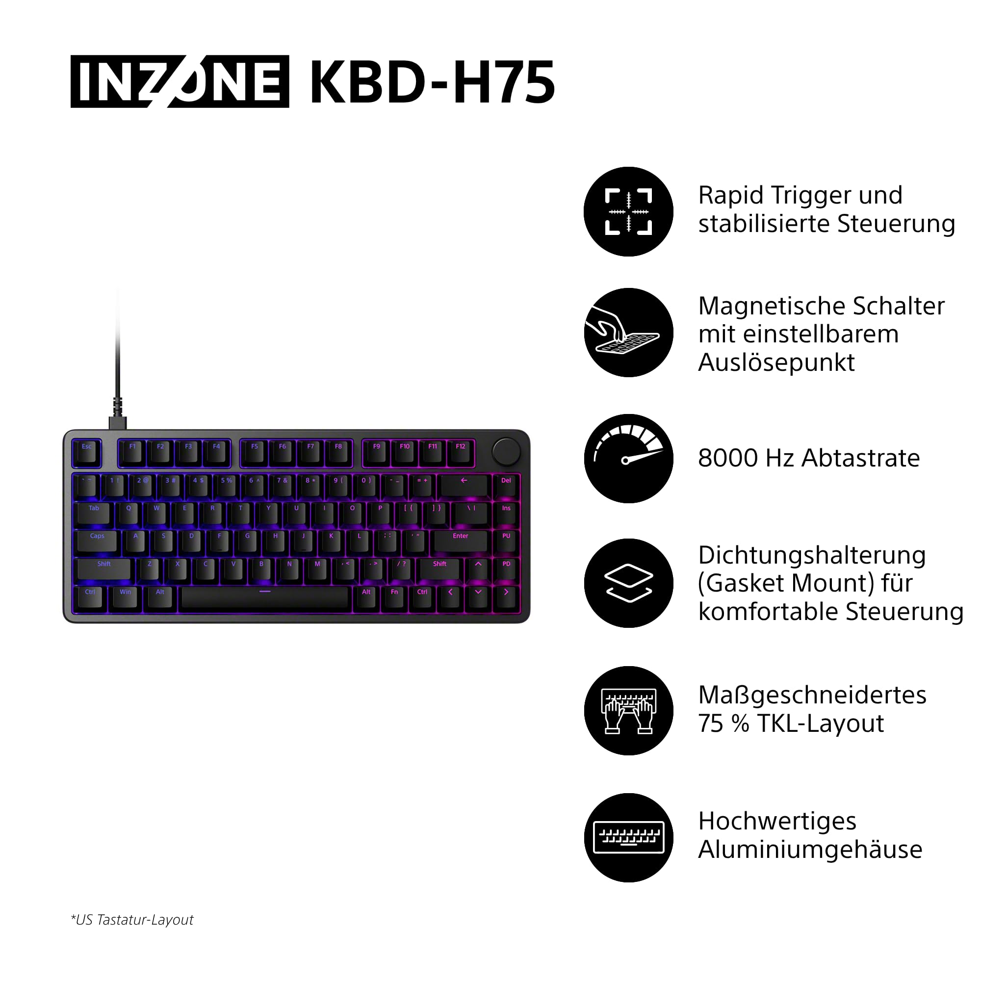 sony-inzone-kbd-h75-gaming-tastatur-75-tkl-magnetschalter-rapid-trigger-8000-hz- image 2