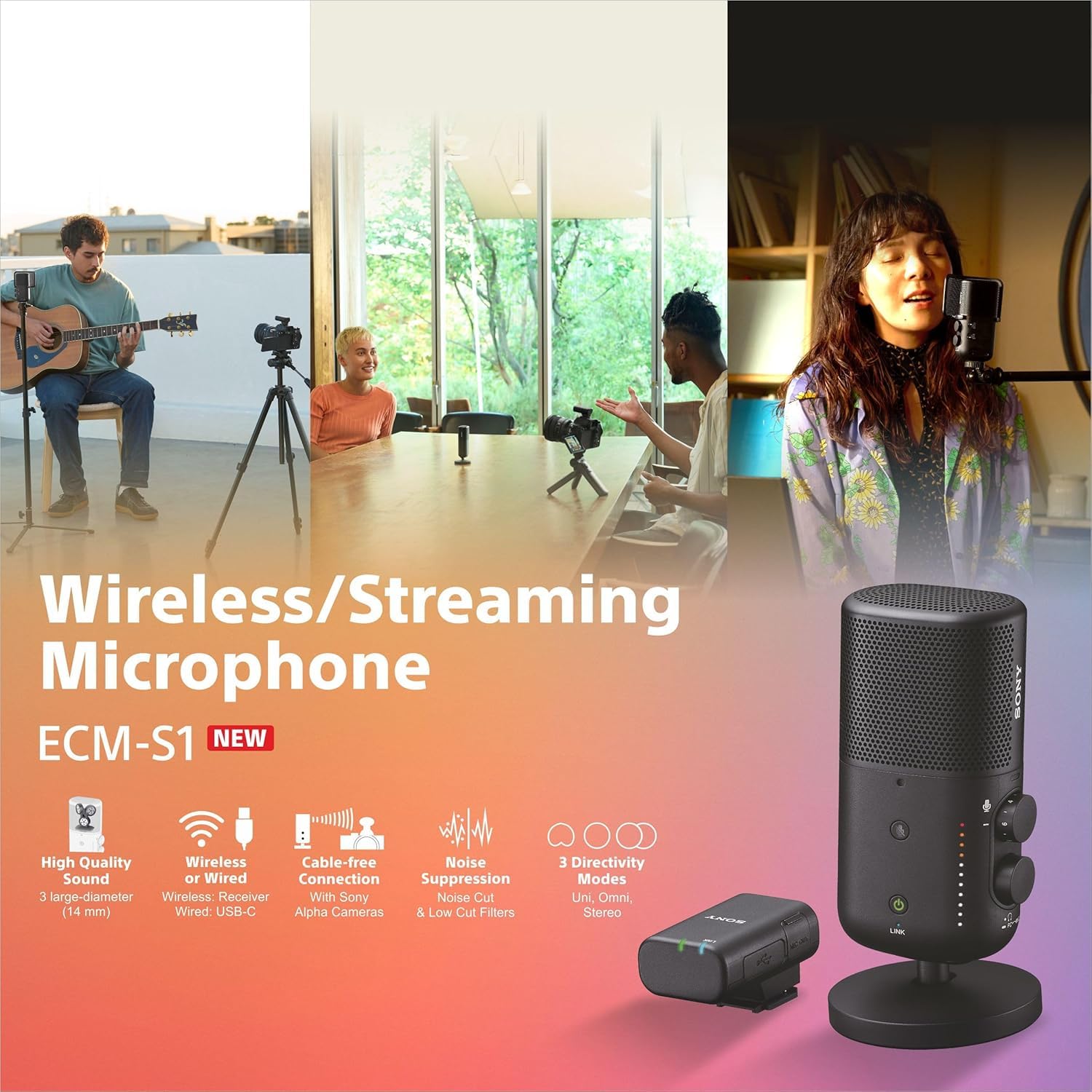 sony-ecm-s1-streaming-mikrofon-kabellos-kompakt-mit-rauschunterdr-ckung-f-r-podc image 3
