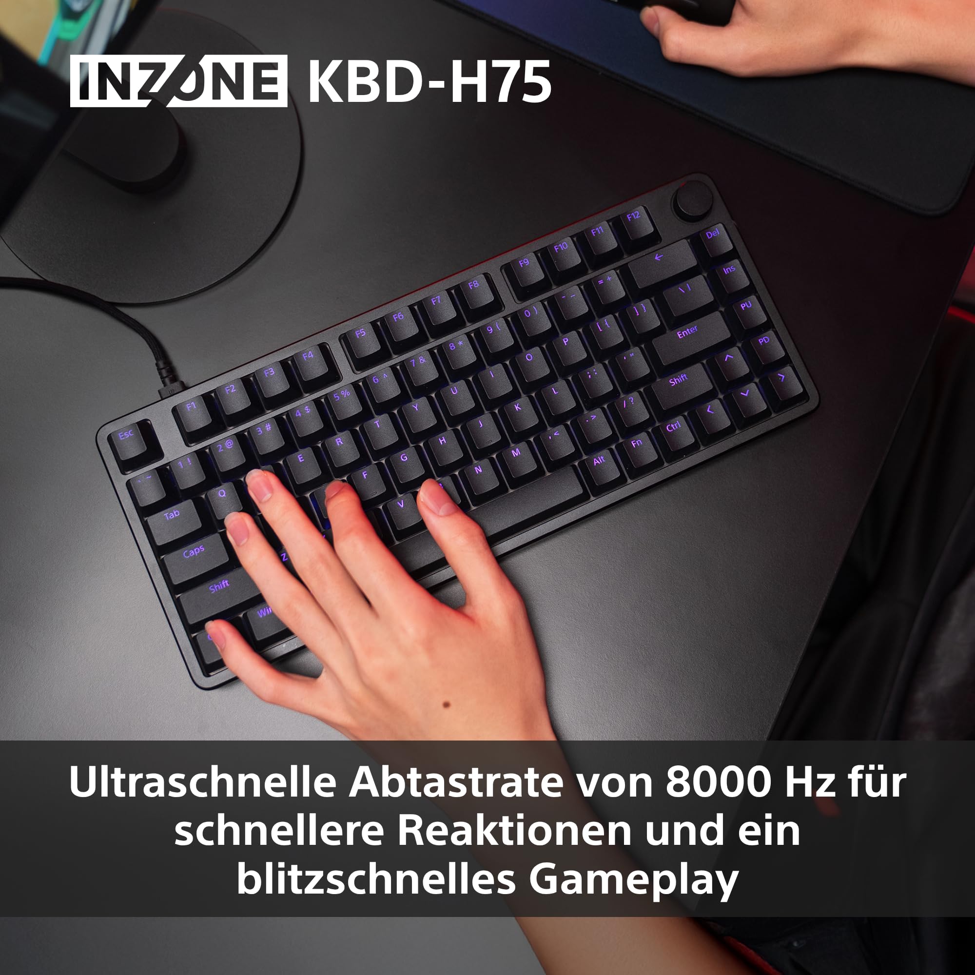 sony-inzone-kbd-h75-gaming-tastatur-75-tkl-magnetschalter-rapid-trigger-8000-hz- image 5
