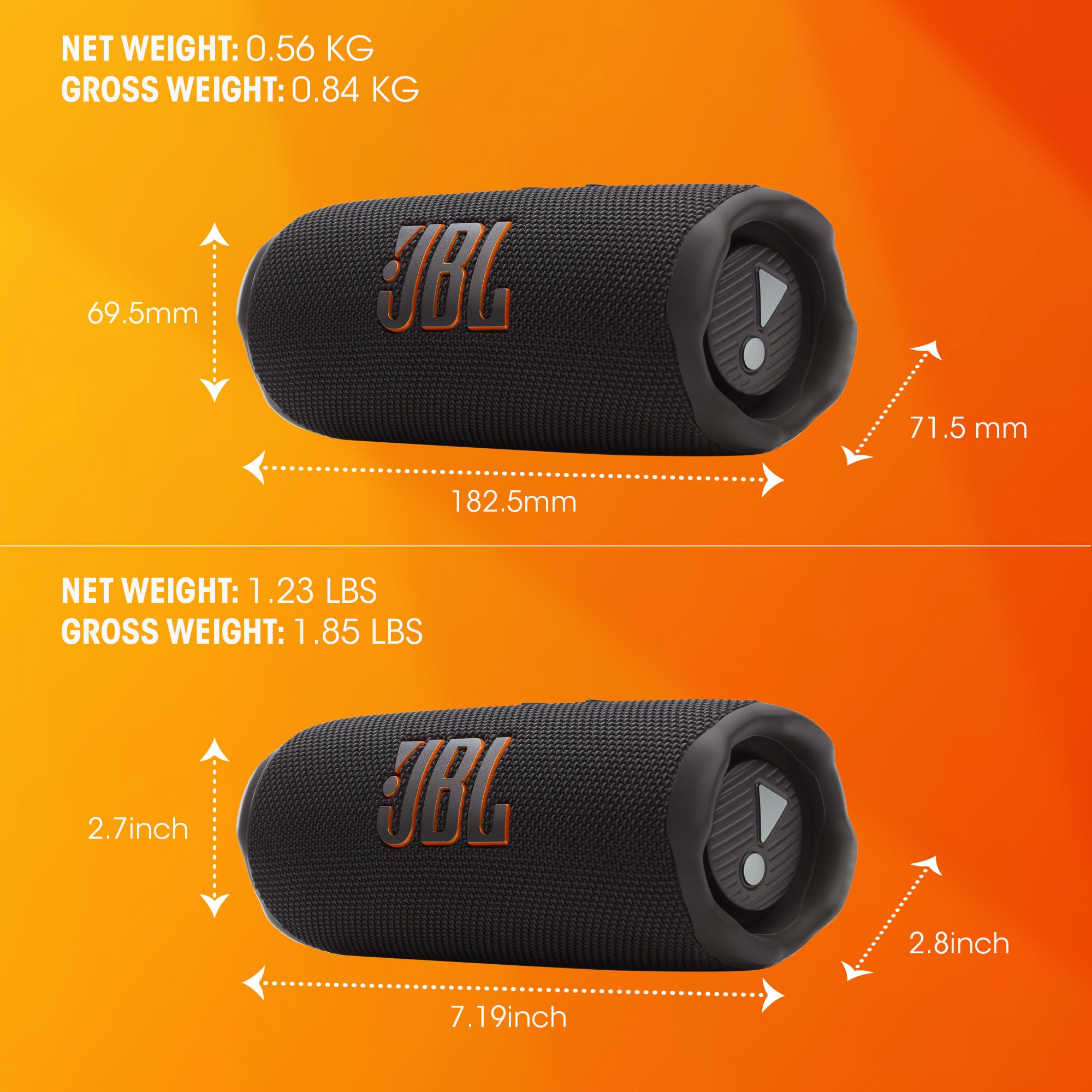 jbl-flip-7-tragbarer-bluetooth-lautsprecher-jbl-pro-sound-ip68-16-h-akku-auracas image 5