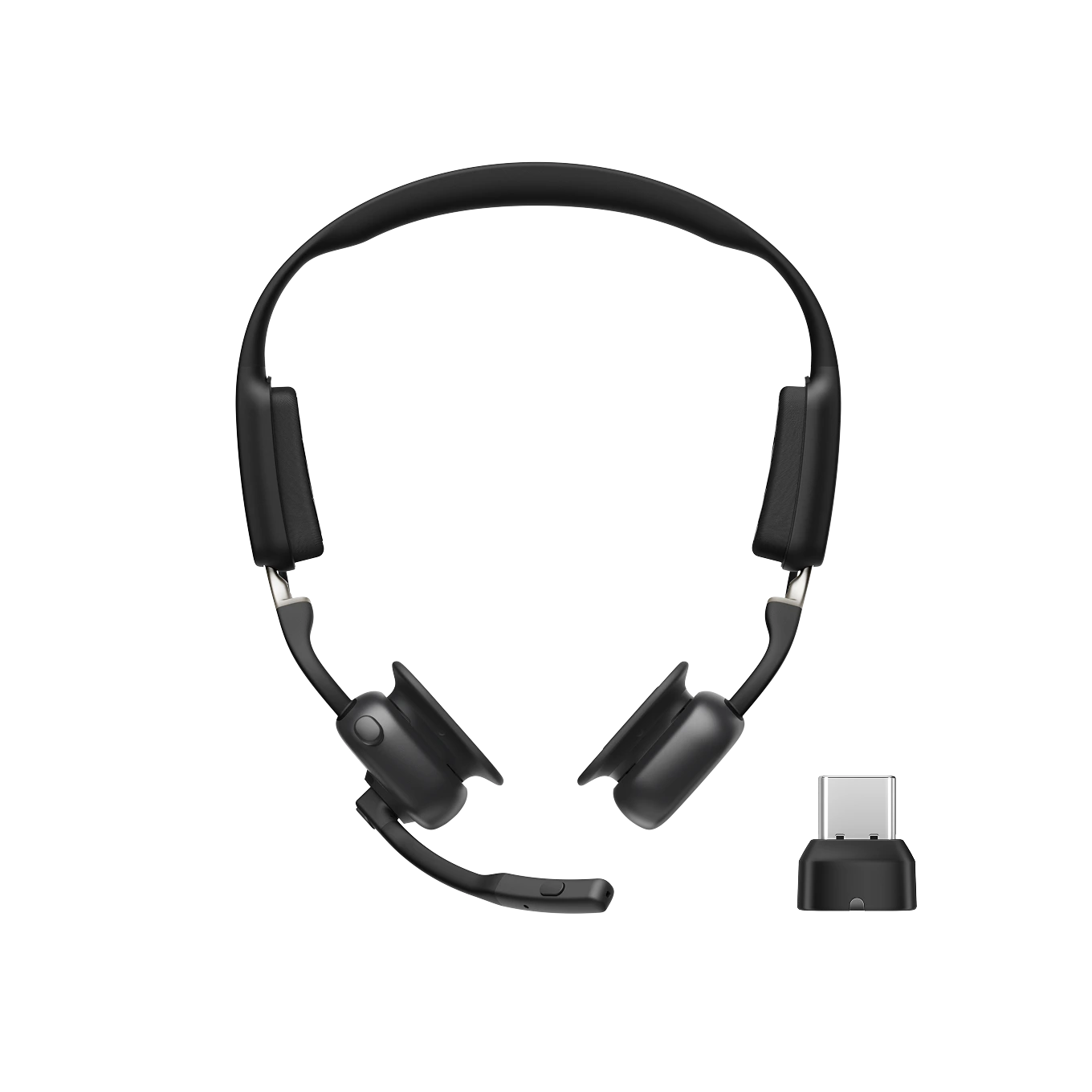 shokz-openmeet-open-ear-bluetooth-headset-mit-loop120-wireless-adapter image 6